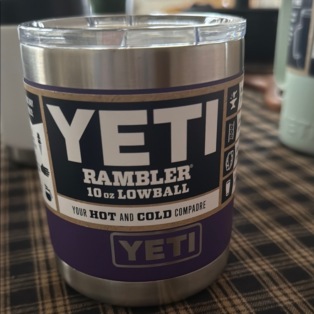 YETI Rambler 10 oz Lowball Tumbler NWT - Peak Purple